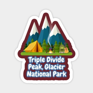 Triple Divide Peak, Glacier National Park Magnet