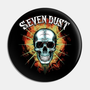 Sevendust Skull Pin