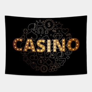 casino doodles Tapestry