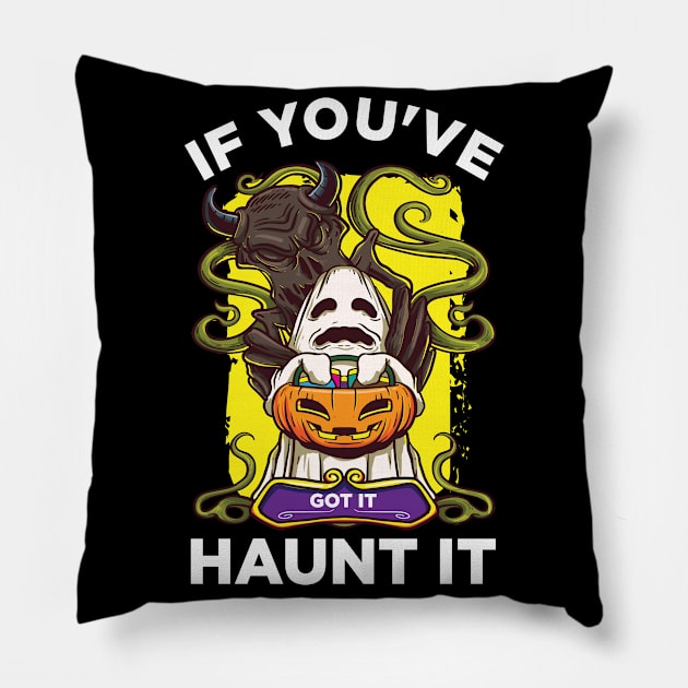 Funny Halloween Gift for a Halloween Party Pillow by TO Store