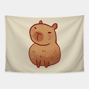 Cute Capybara drawing Tapestry