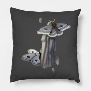 Emperor Silk Moths Pillow