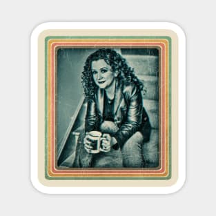 Laurell K Hamilton Retro Magnet