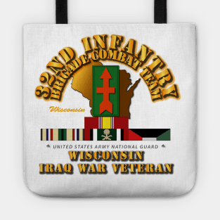 WIARNG  32nd BCT- Iraq War Veteran w Map Tote