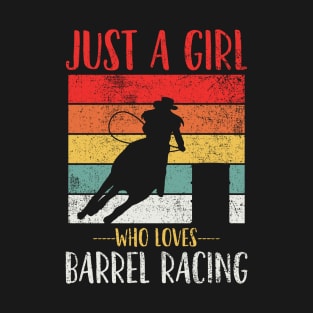 Barrel Racing Cowgirl Vintage T-Shirt