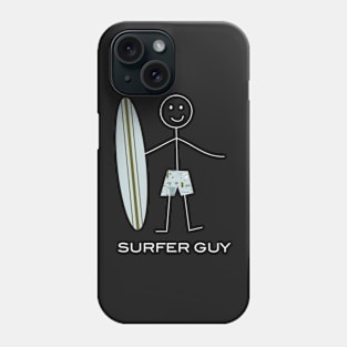 Funny Mens Surfing Design Phone Case