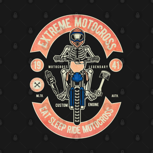 eat sleep ride motorcross by Tempe Gaul