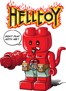 Hell toy Sticker