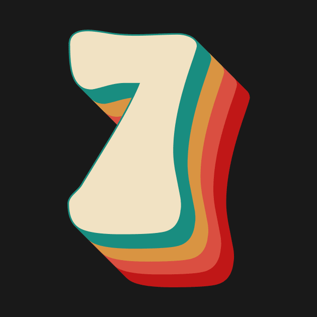 Number 7 by n23tees