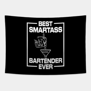 Best Smartass Bartender Ever Tapestry