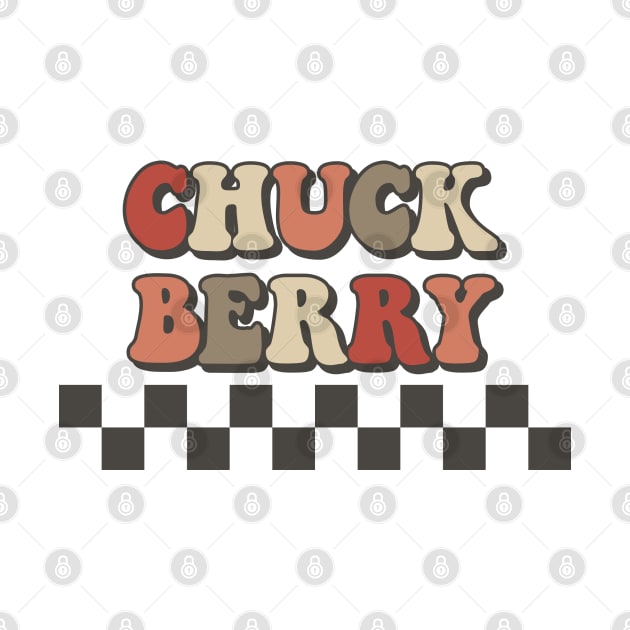 Chuck Berry Checkered Retro Groovy Style by Time Travel Style