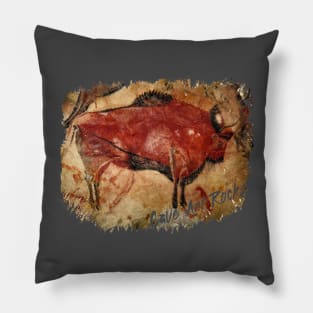 Cave Art Rocks Pillow