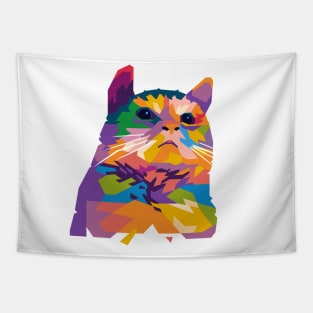 Pathetic Cat Meme Tapestry