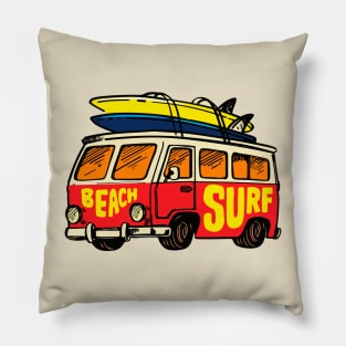 Beach Surf Pillow