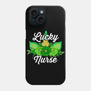 Lucky Nurse Unicorn Shamrock St Paddy Saint Patrick Day Phone Case