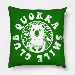 Quokka Smile Clube white Pillow