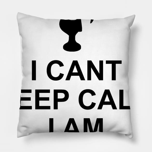 I Cant Keep Calm Pillow by Hashtag Nation