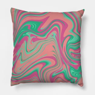 Pink marble Pillow