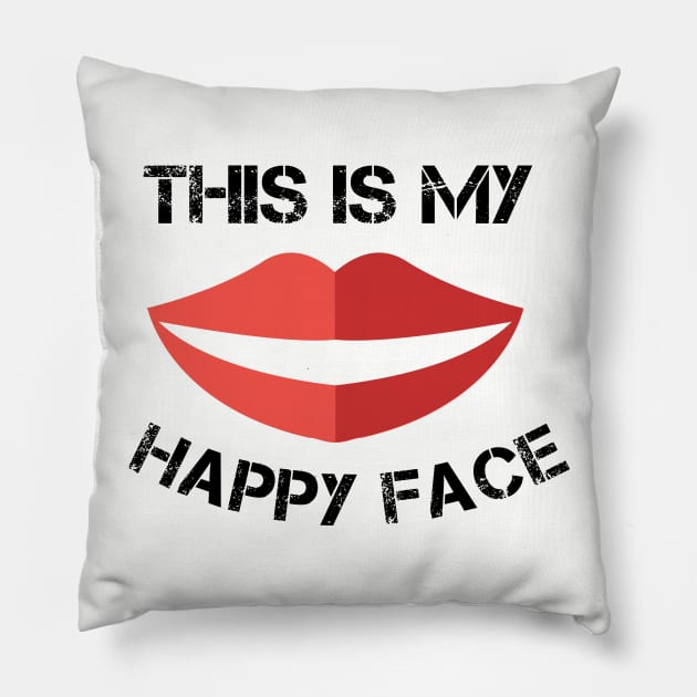 My Happy Face Pillow by Courtney's Creations