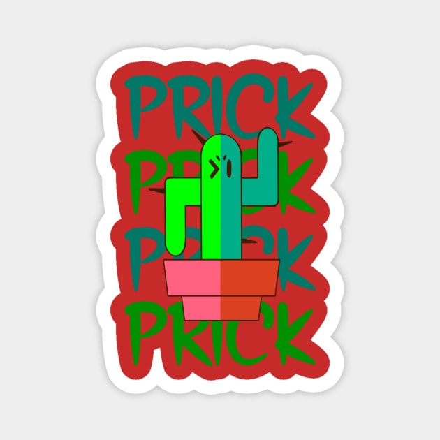 "Prick" Cactus Magnet by Nessley_Art