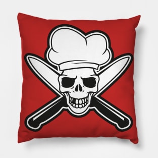 Chef Skull Pillow