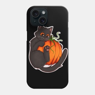 Halloween Cats - Pumpkin Kitty Phone Case