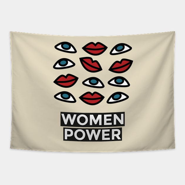 Women Power Series Tapestry by sarha