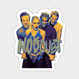 No Doubt Vintage Fan Art Magnet