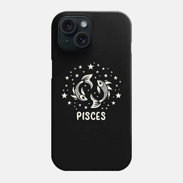 Zodiac sign - Pisces Phone Case by art.Hamdan