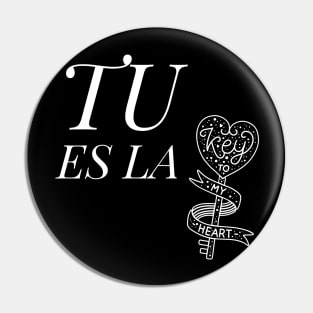 Tu es la key to my heart Pin