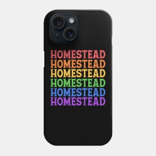 HOMESTEAD COLORFUL TEXT Phone Case