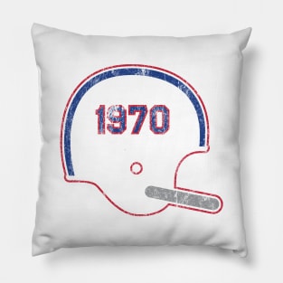 Buffalo Bills Year Founded Vintage Helmet Pillow