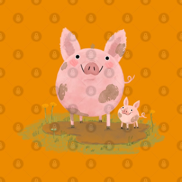 Piggies in a Mud Puddle by Sophie Corrigan