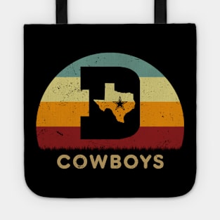 Retro Sunset - Dallas Cowboys Initial D Star Tote