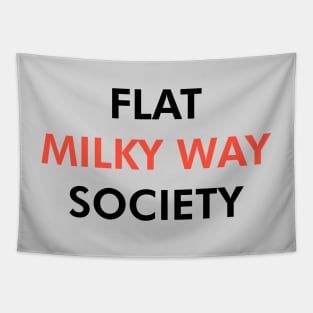 Flat Milky Way Society (Dark) Tapestry