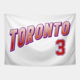 Retro Toronto Number 3 Tapestry