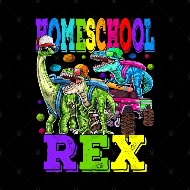 Homeschool saurus Rex Dinosaur Homeschool Back to School by eyelashget