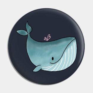 Cute Whale Pin