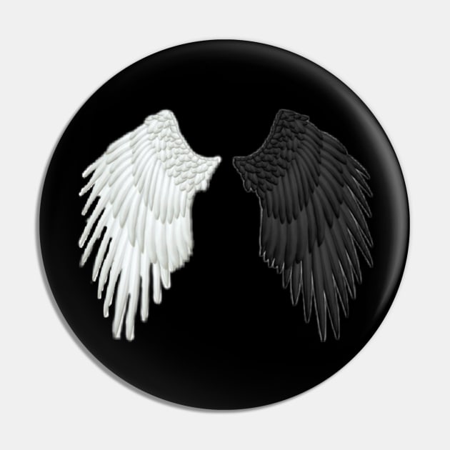 black and white wings Pin by Fantox1