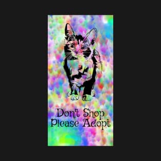 Don't Shop, Please Adopt (Cat) T-Shirt