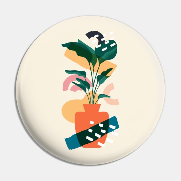 Orange Planter Pin by worldnomadfolk@gmail.com