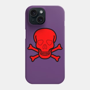 Skull red Phone Case