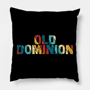 Retro Color - Old Dominion Pillow