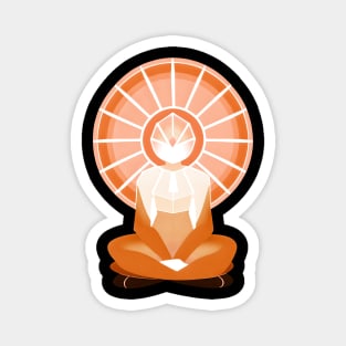 Aura Orange Meditation 05 Magnet