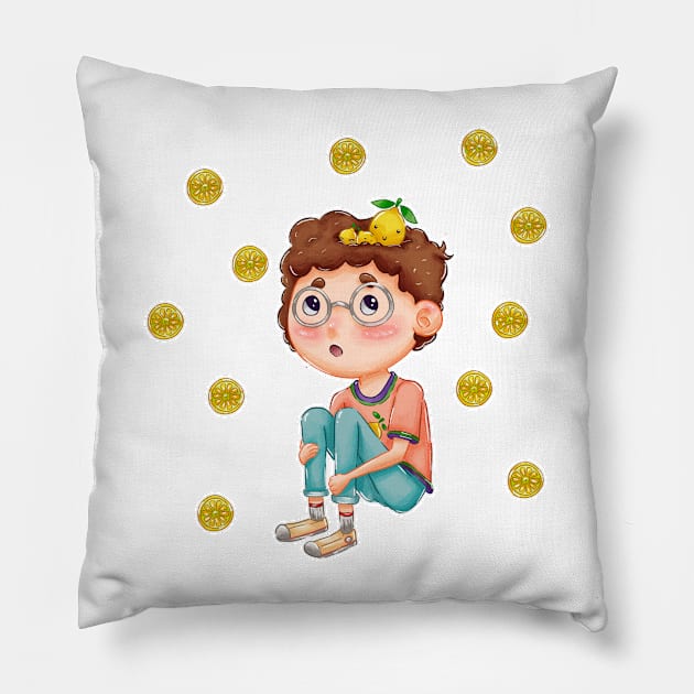 lemon boiii Pillow by Shizomaru