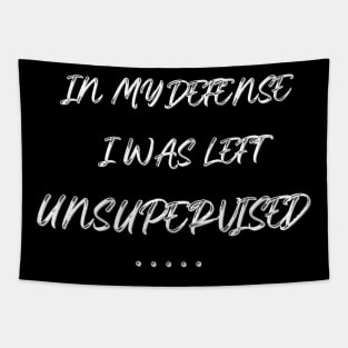 Funny - I was left unsupervised Tapestry