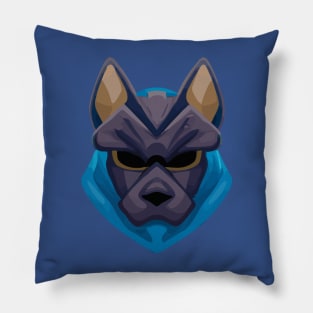 Cool Affenpinscher Dog Ninja Artwork Design Pillow