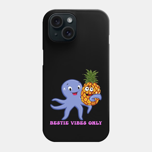 Bestie Vibes only Phone Case by Positive Tees 21