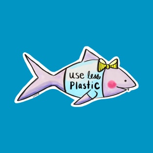 Use Less Plastic Shark T-Shirt