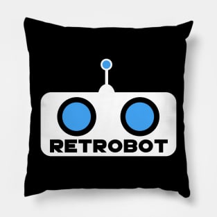 Retrobot Face Pillow